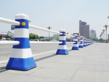 唐山3万米PVC道路护栏项目（DL-07）